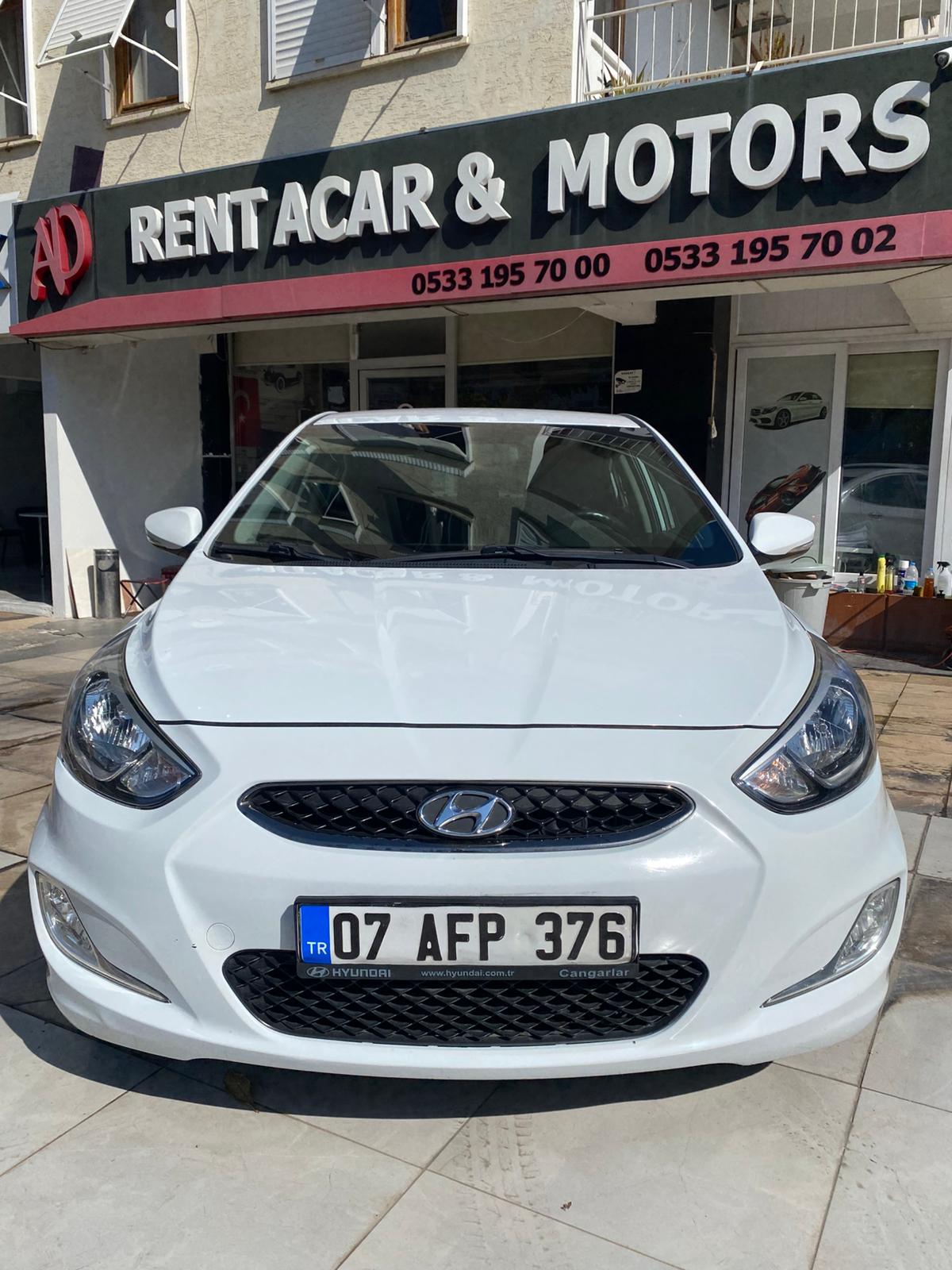 Hyundai Accent Blue в аренду в Анталии